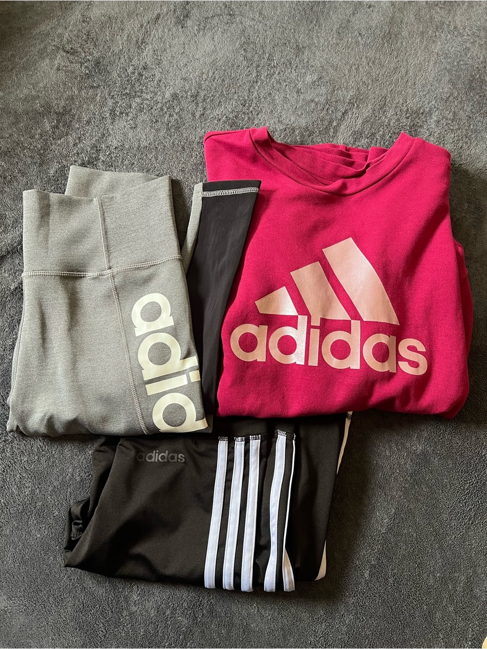 ADIDAS lot -sweatshirt/leggings/Some NEW! Multi size Small/Medium/Large